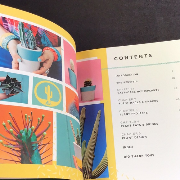 Hi Cacti Growing Houseplants & Happiness boho plant book Sabina Palermo Colorful - Picture 9 of 10
